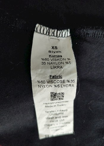 Siyah Kemerli Midi Kalem Elbise - Görsel 7