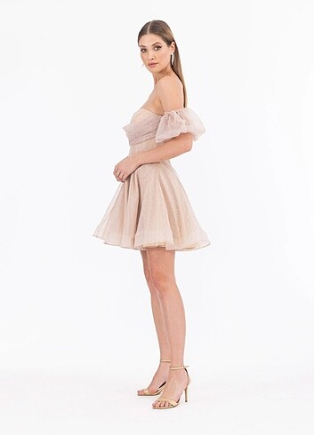 İlmio gece elbisesi abiye elbise  - Görsel 4