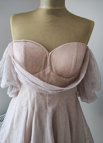 İlmio gece elbisesi abiye elbise  - Görsel 7