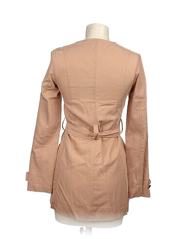 34 Beden Koton Trenchcoat %70 İndirimli.
