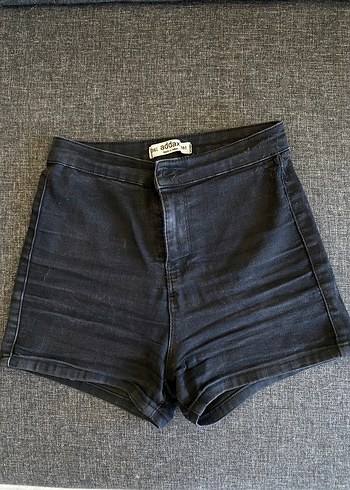 Addax siyah Midi Denim Şort