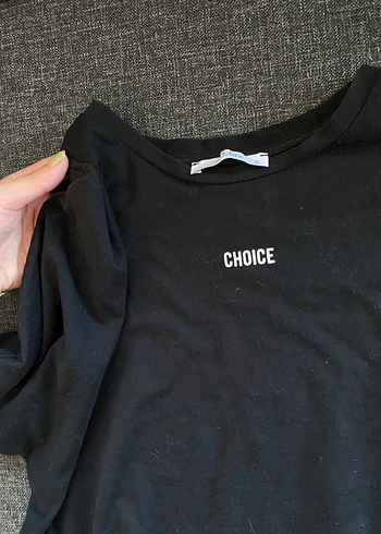 Diğer Siyah Kadın Kısa Kollu Crop Top