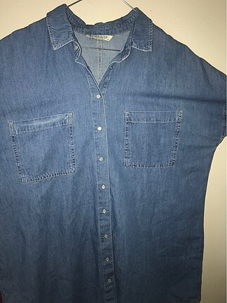 LC Waikiki Lc waikiki denim uzun gömlek