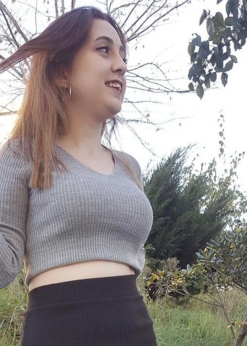 Gri V Yaka Uzun Kollu triko - Görsel 2