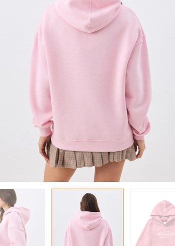 Trendiz pembe reverse  sweatshirt - Görsel 2