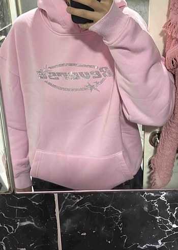 Trendiz pembe reverse  sweatshirt - Görsel 5