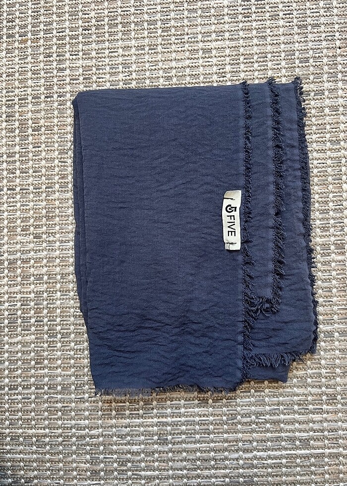 Koyu gri şal - Görsel 4