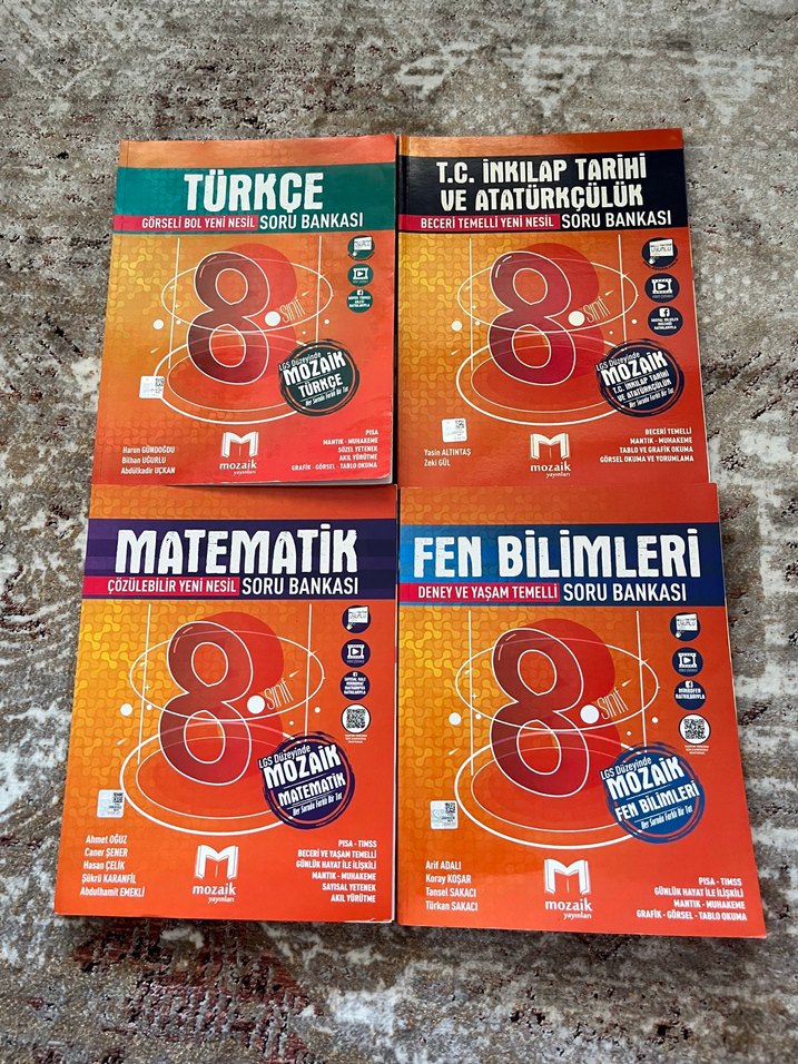 Mozaik sekizinci sınıf test kitapları - Görsel 2