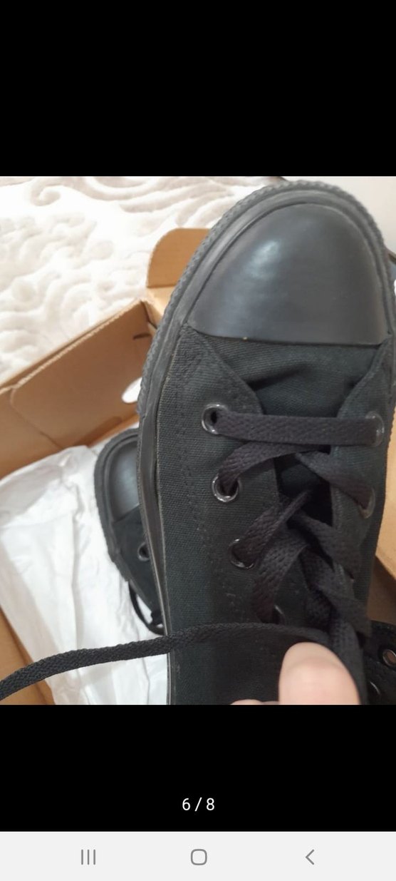Siyah converse - Görsel 3