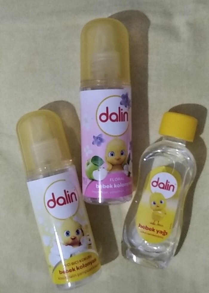 Dalin kolonya ve bebek yağı - Görsel 2