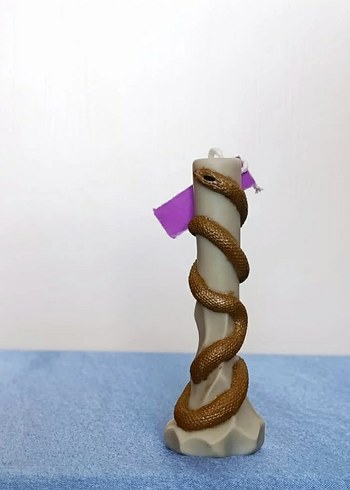 Yılan Detaylı Çok Renkli Mumlar - Görsel 3