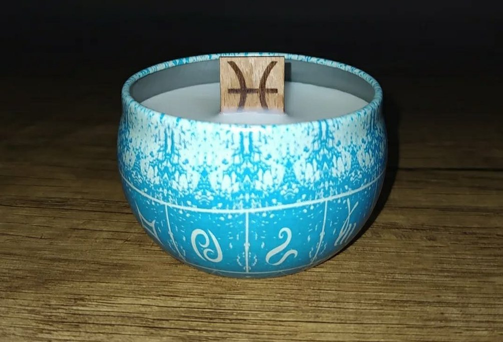 Renkli Astroloji Desenli Mumluk Seti - Görsel 2