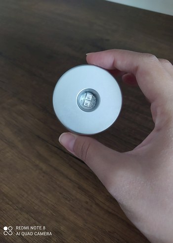 Mor Işıklı Kristal Küre Lamba - Görsel 3