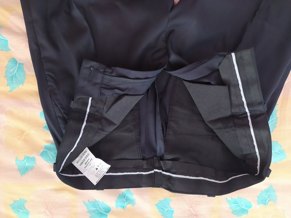 Erkek Siyah Kumaş Pantolon - Görsel 4