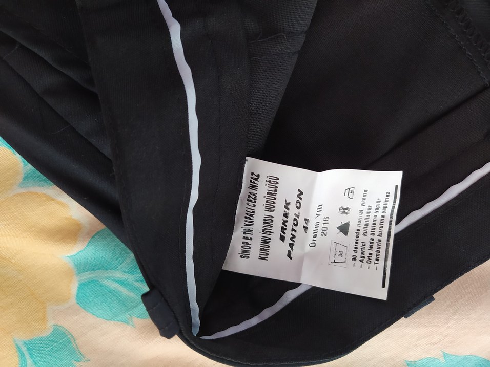 Erkek Siyah Kumaş Pantolon - Görsel 5