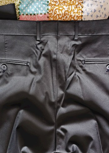 Siyah Erkek Kumaş Pantolon - Görsel 6