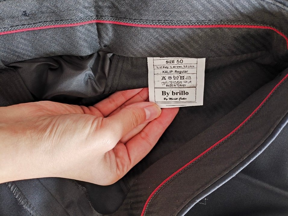 Siyah Erkek Kumaş Pantolon - Görsel 4