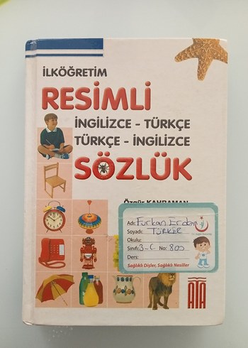 İlköğretim Resimli İngilizce-Türkçe Sözlük