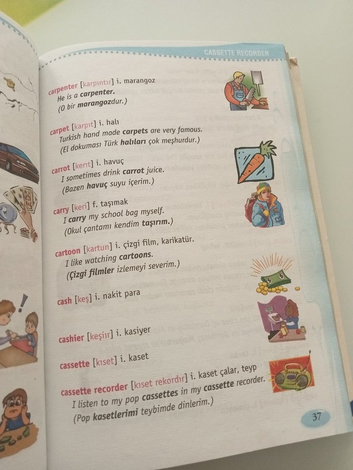 İlköğretim Resimli İngilizce-Türkçe Sözlük - Görsel 2