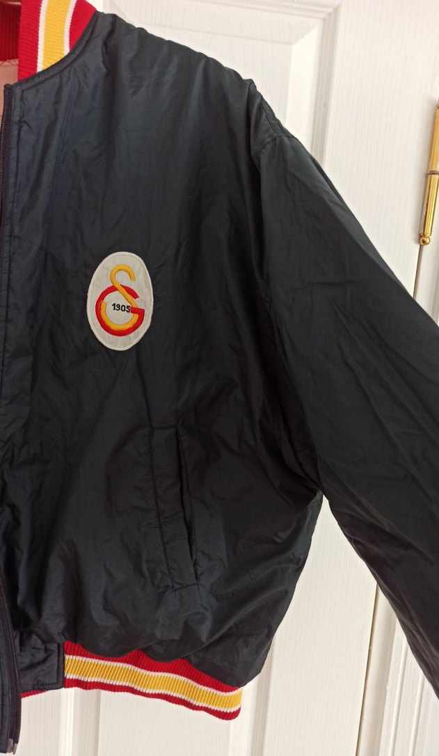 Vintage Galatasaray 90's Donem Bomber Mont - Görsel 3