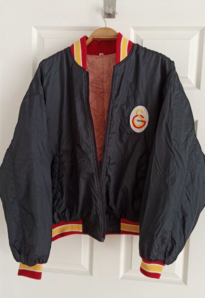 Vintage Galatasaray 90's Donem Bomber Mont - Görsel 2