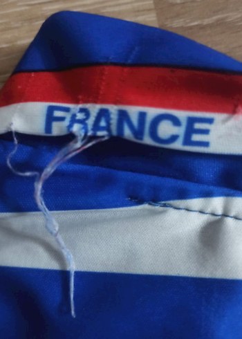 Fransa Zidane 90'lar Dönem Vintage Forma - Görsel 6