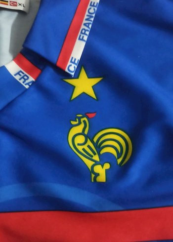 Fransa Zidane 90'lar Dönem Vintage Forma - Görsel 4