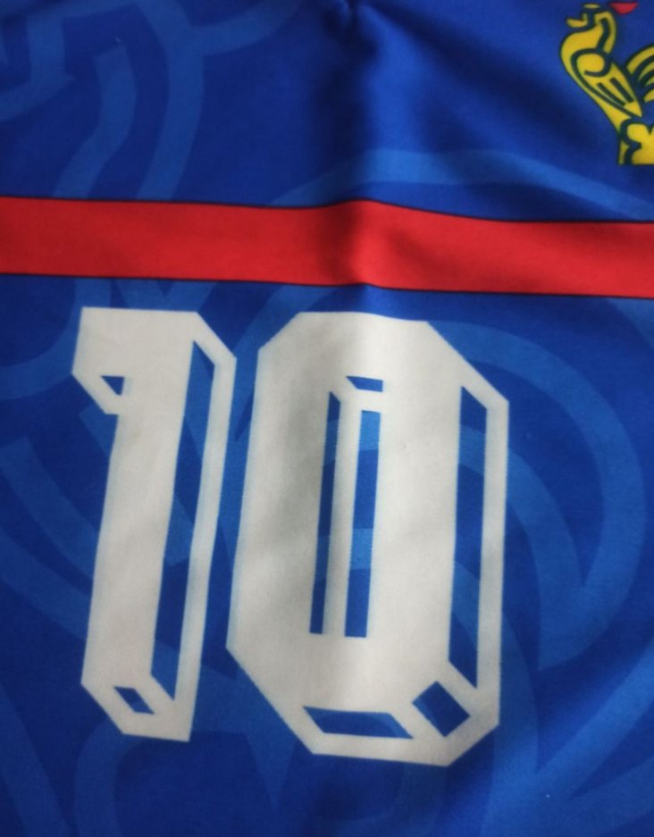 Fransa Zidane 90'lar Dönem Vintage Forma - Görsel 5