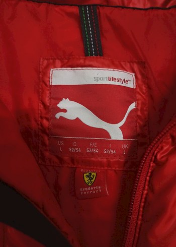 Puma Scuderia Ferrari Racing Şişme Mont - Görsel 5