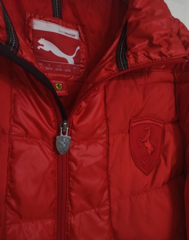 Puma Scuderia Ferrari Racing Şişme Mont - Görsel 3