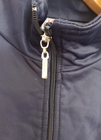 xxl Beden lacivert Renk Vintage spor ceket