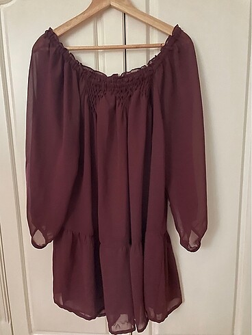 Bordo renk tunik