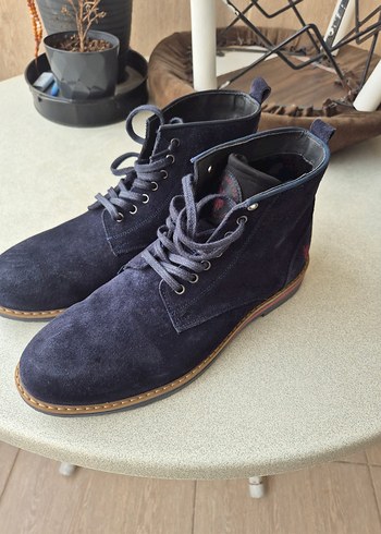 US POLO Lacivert Süet Bağcıklı Erkek Bot - Görsel 2