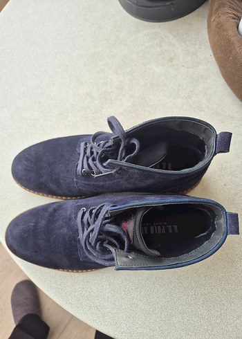 US POLO Lacivert Süet Bağcıklı Erkek Bot - Görsel 3