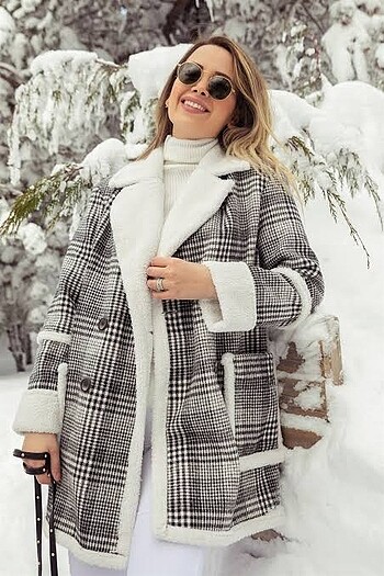 İçi peluş kaşe kaban