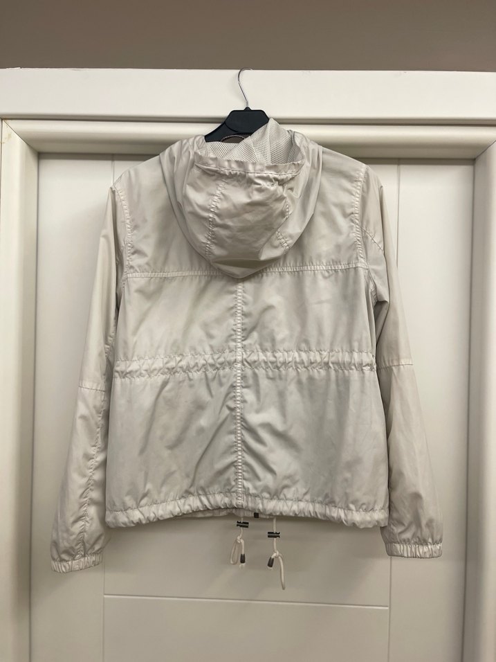 Kadın Beyaz Fermuarlı Ceket-Yağmurluk-Tommy Hilfiger - Görsel 2