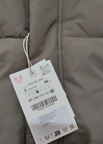 Zara Kürklü Kapüşonlu Erkek Çocuk Mont - Görsel 2