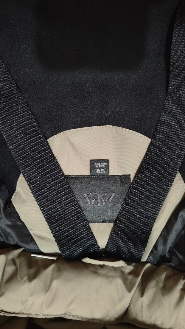 Zara Kürklü Kapüşonlu Erkek Çocuk Mont - Görsel 4