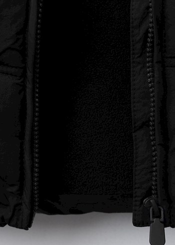 Zara Çocuk Siyah Kapüşonlu Şişme Mont - Görsel 3