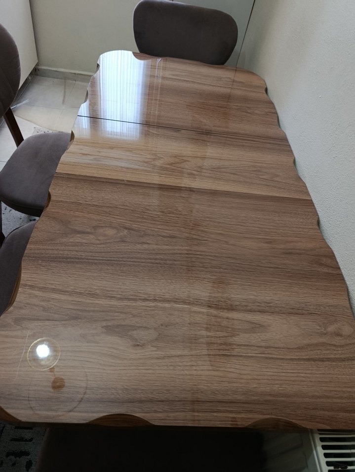 Kahverengi Ahşap Yemek Masası - Görsel 5