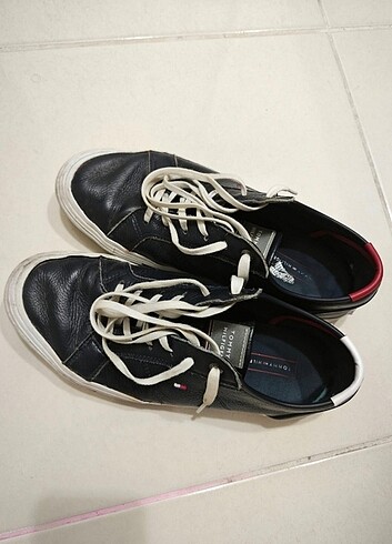 Tommy Hilfiger erkek spor ayakkabı sneaker deri