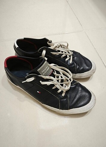 43 Beden Tommy Hilfiger erkek spor ayakkabı sneaker deri