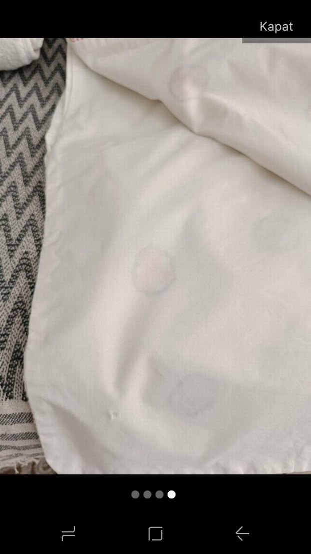 Gri Baskılı Pamuklu Çocuk Uyku Örtüsü - Görsel 3