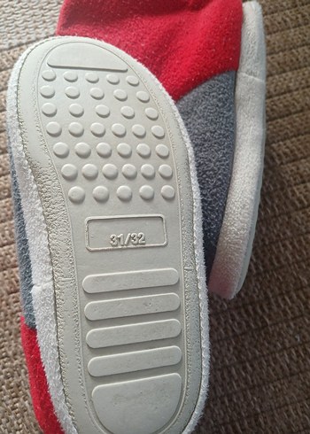 kız erkek Çocuk Renkli Nakışlı Sıcak Ev Terliği - Görsel 2