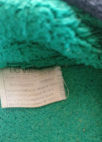 Mavi Erkek Çocuk Polar Ev Terliği - Görsel 3