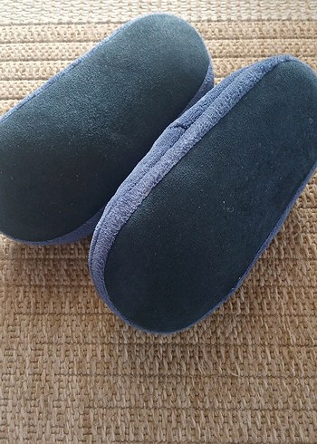 Mavi Erkek Çocuk Polar Ev Terliği - Görsel 2