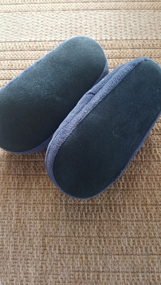 Mavi Erkek Çocuk Polar Ev Terliği - Görsel 2