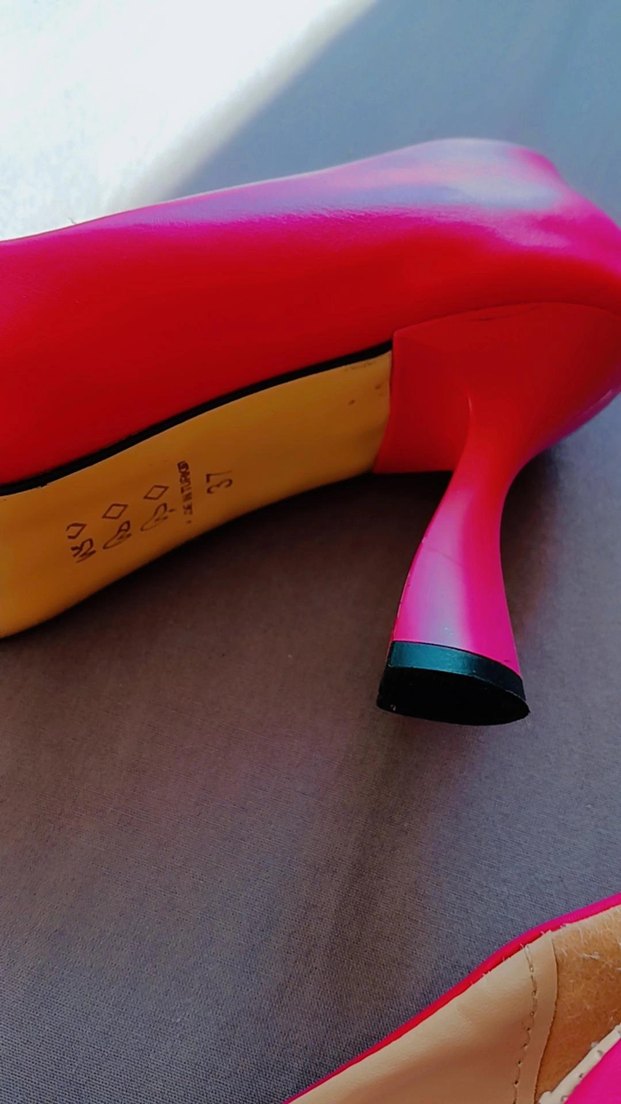 Pembe Stiletto Topuklu Kadın Ayakkabı - Görsel 2