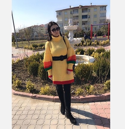Sarı Kazak Tunik