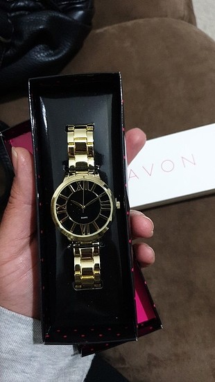 Avon gold renk bayan saat